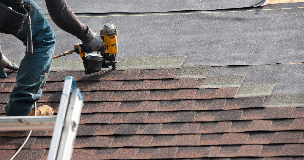 Roofing shingle install