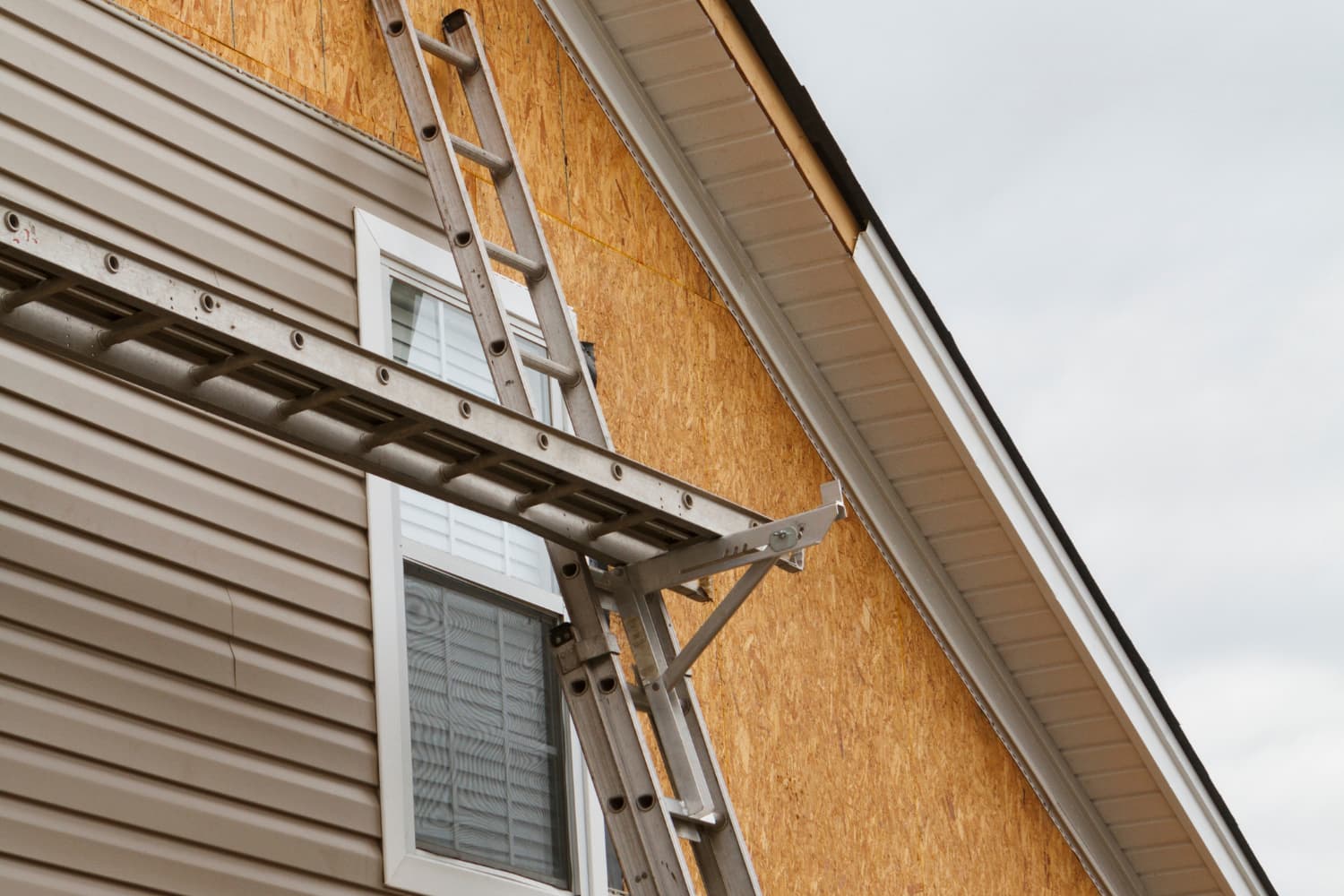 Vinyl siding installation