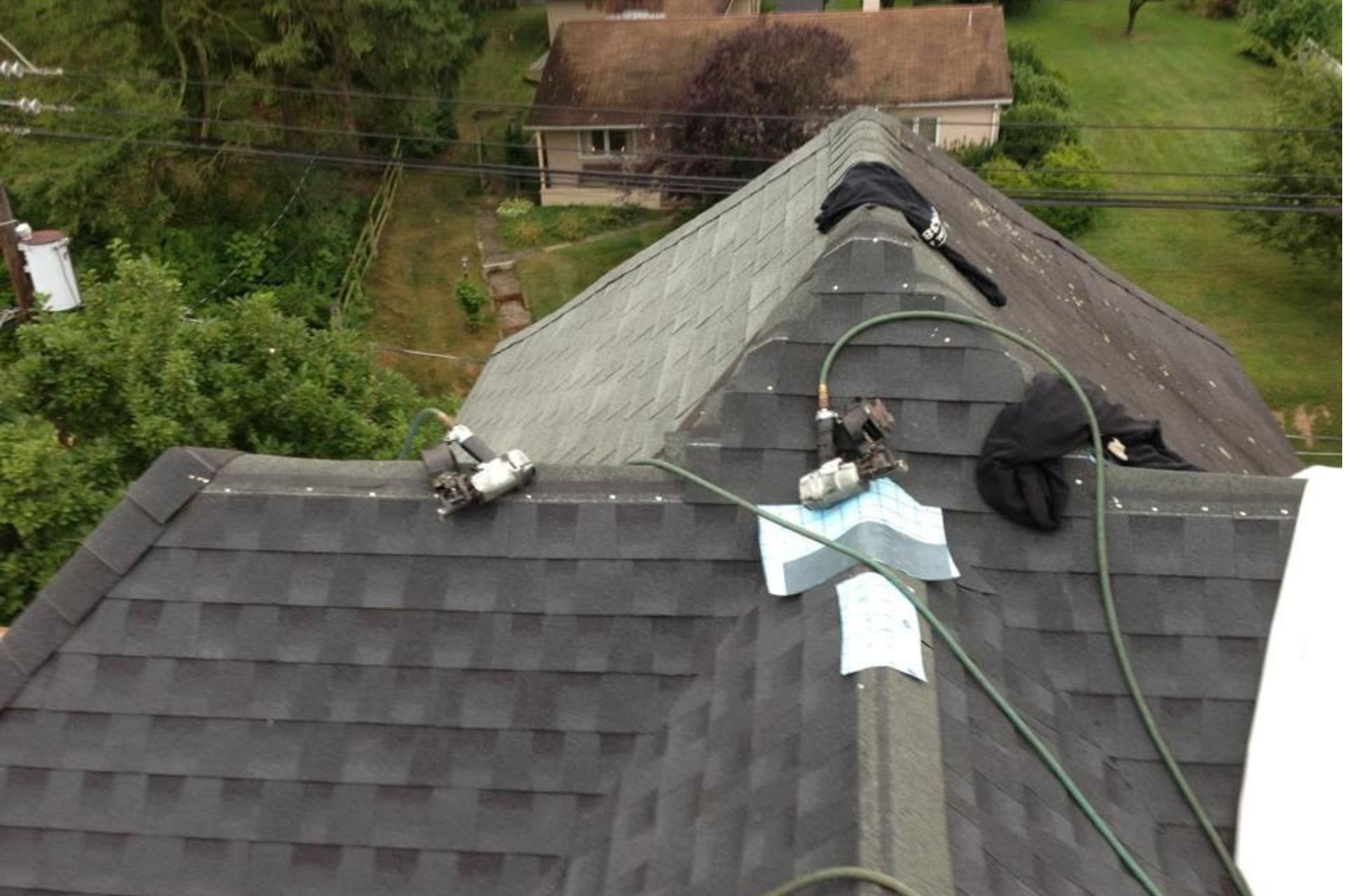 During Roof Replacement